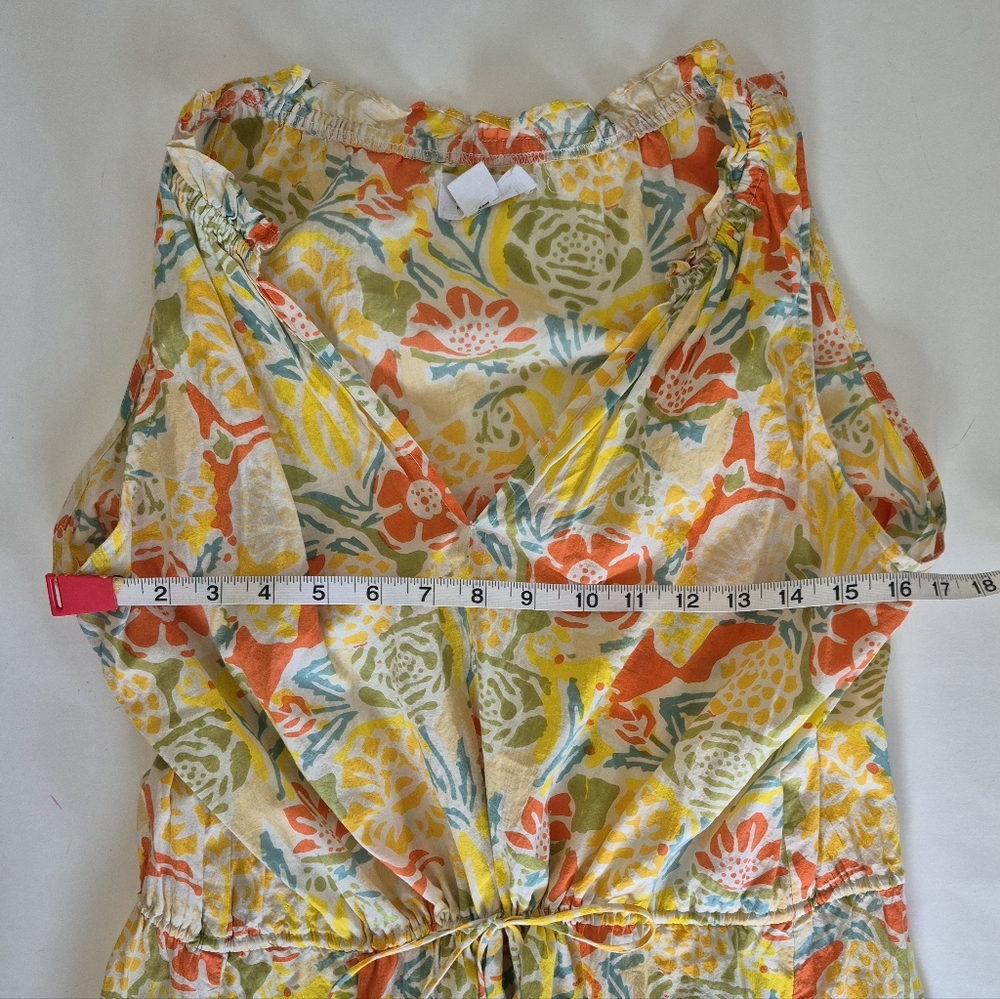 Velvet By Graham & Spencer Dress Yellow Floral Size S - Picture 11 of 13